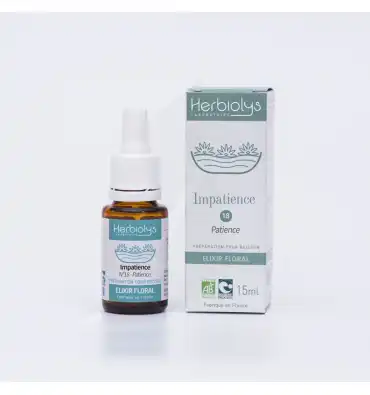 Herbiolys Elixir floral Impatience n°18 15ml BIO - Impatiens glandulifera
