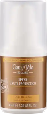 GAMARDE SOLAIRE SPF50 Crème bio Fl pompe/40ml