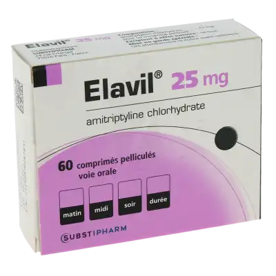 Elavil 25 Mg, Comprimé Pelliculé à Clermont-Ferrand