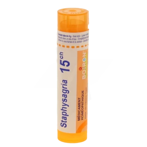 Boiron Staphysagria 15ch Granules Tube De 4g