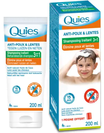 Quies Anti-poux & Lentes Shampooing 200ml