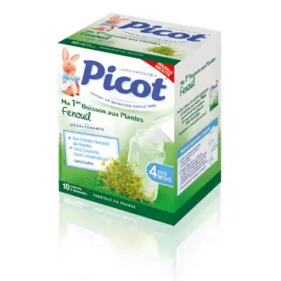 PICOT BIO Prép pour boisson fenouil 10Sach/5g