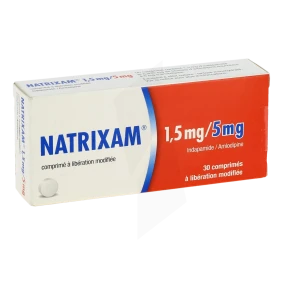 Natrixam 1,5 Mg/5 Mg, Comprimé à Libération Modifiée
