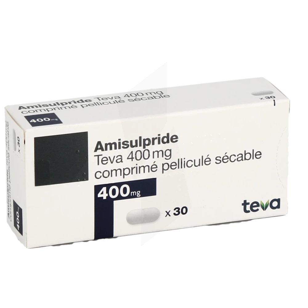 Amisulpride Teva 400 Mg, Comprimé Pelliculé Sécable