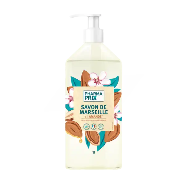 PHARMAPRIX SAVON MARSEILLE AMANDE 1L