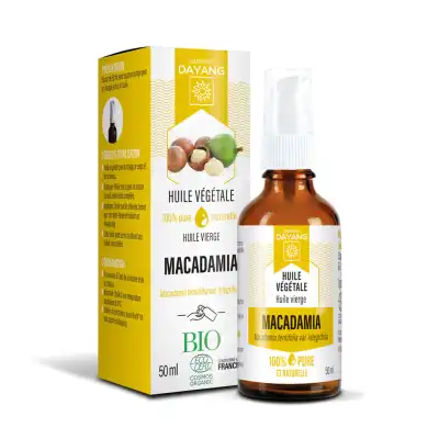 Dayang Huile Végétale Macadamia Bio 50ml à LIVRON-SUR-DROME