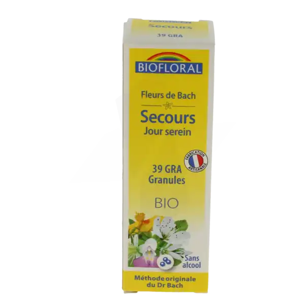 Biofloral Fleurs De Bach Secours Bio Gran T/18g
