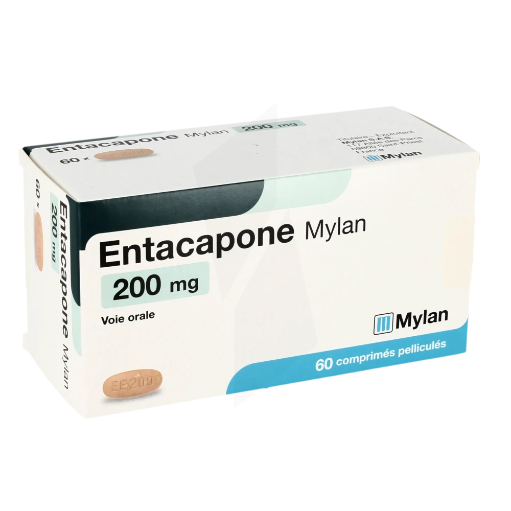 Entacapone Viatris 200 Mg, Comprimé Pelliculé