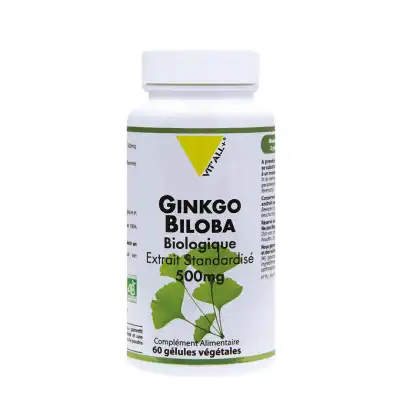 Vitall+ Ginkgo Biloba Bio* Gélules Végétales B/60 à SAINT-RAPHAËL
