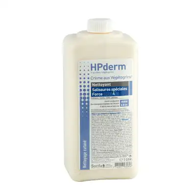 HPderm® Crème nettoyante aux Végétogrins Salissures spéciales Force 4 Flacon 1L