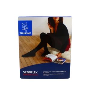 Venoflex Kokoon Absolu 3 Bas Cuisse Femme Noir Taille 3l