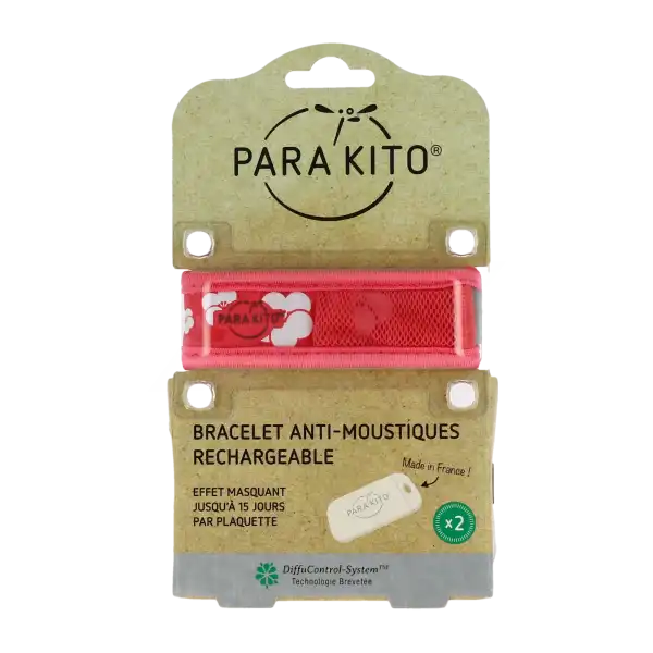 Para'kito Graffic Bracelet Adulte RÉpulsif Anti-moustique Sakura