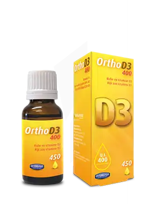 Orthonat Nutrition - Ortho D3 400 - 450 Gouttes à GRENOBLE