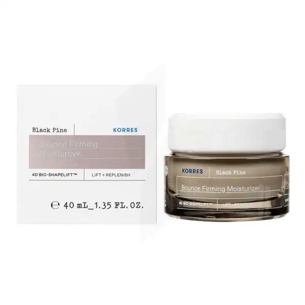 Korres Pin Noir Crème Jour Rebond Peaux Sèches à Très Sèches 40ml