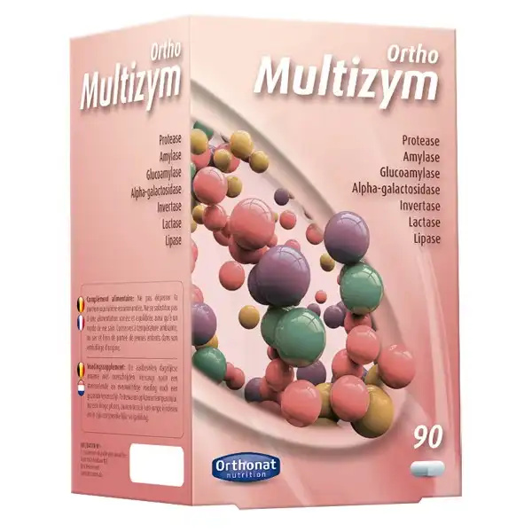 Orthonat Nutrition - Ortho Multizym Forte - 90 Gélules