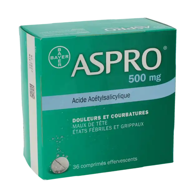 Aspro 500 Effervescent, Comprimé Effervescent