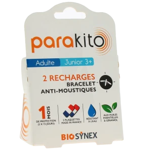 Parakito Recharge Adulte Et Junior + 3 Ans Boîte De 2