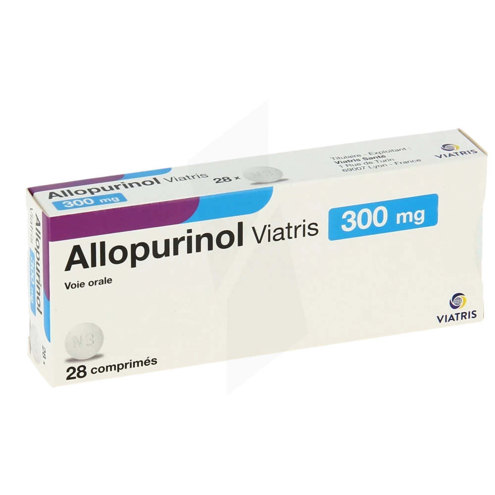 Allopurinol Viatris 300 Mg, Comprimé