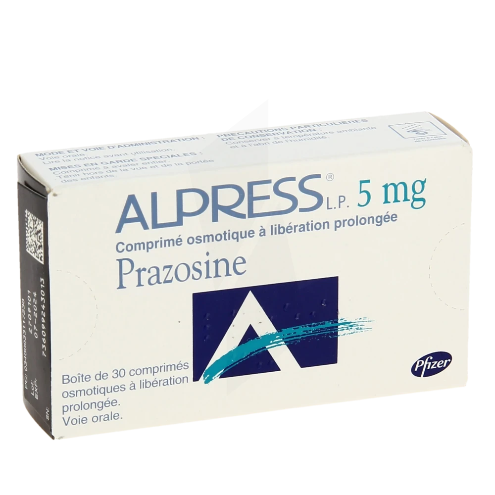 Alpress L.p. 5 Mg, Comprimé Osmotique à Libération Prolongée