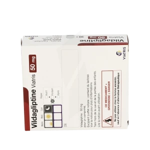 Vildagliptine Viatris 50 Mg, Comprimé