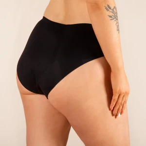 Culotte Menstruelle Nina Sans Coutures (taille Haute) Noir 3xl (46-48)