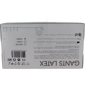 Vitadomia Gant Latex Sans Poudre Premium Tl 8/9 B/100
