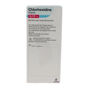 Chlorhexidine Viatris 0,12 %, Solution Pour Bain De Bouche