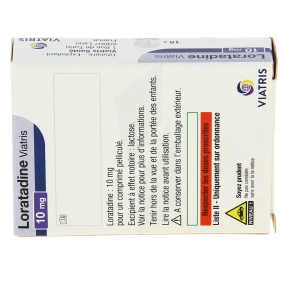 Loratadine Viatris 10 Mg, Comprimé Pelliculé