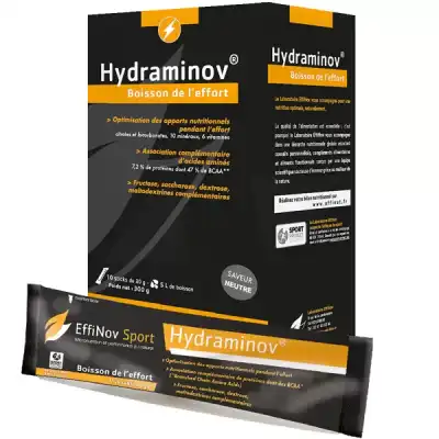 Effinov Nutrition Hydraminov Boisson Effort Neutre 10 Sticks/30g