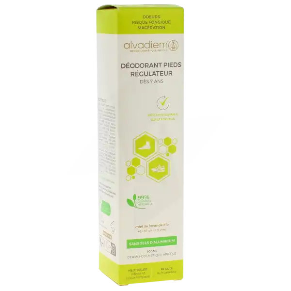 Alvadiem Déodorant Pieds Régulateur