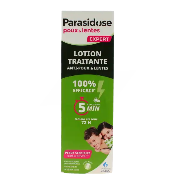 Parasidose Lotion 2 En 1 Flacon De 100 Ml