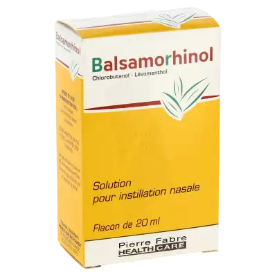 BALSAMORHINOL, solution pour instillation nasale