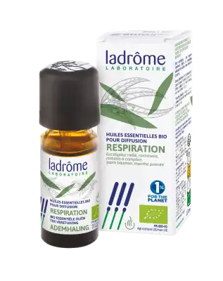 Ladrôme Huiles Essentielles pour Diffusion Respiration 10ml