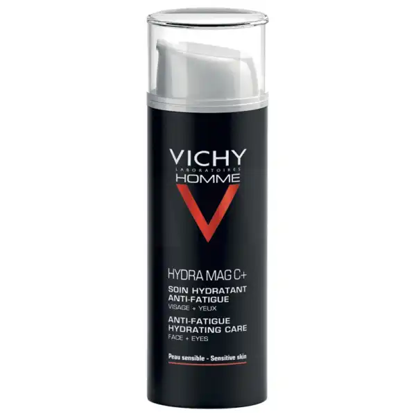 Vichy Homme Hydra Mag C Plus Gel Crème Soin Hydratant Fl Pompe/50ml+gd