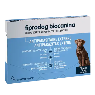 Fiprodog Biocanina 268 Mg Solution Spot-on Pour Grands Chiens, Solution Pour Spot-on à SAINT-PRYVÉ-SAINT-MESMIN