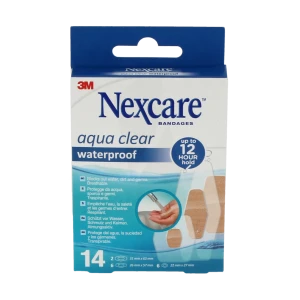 Nexcare Aqua 360° Pansements 3 Tailles B/14