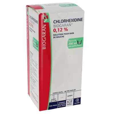 Chlorhexidine Biogaran 0,12 %, Solution Pour Bain De Bouche à Villeneuve-sur-Lot