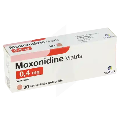 Moxonidine Viatris 0,4 Mg, Comprimé Pelliculé à CHAMPAGNOLE