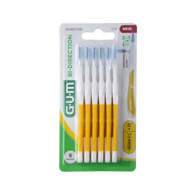 Gum Bi-direction Brossette Inter-dentaire 1,4mm B/6 à Auterive