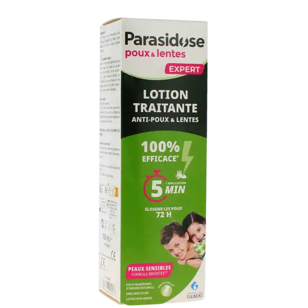 Parasidose Lotion 2 En 1 Flacon De 100 Ml