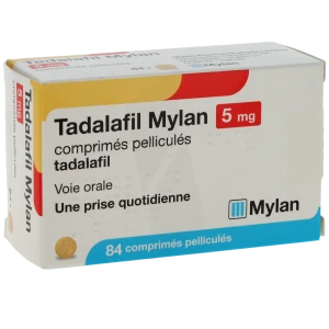 Tadalafil Mylan 5 Mg, Comprimé Pelliculé