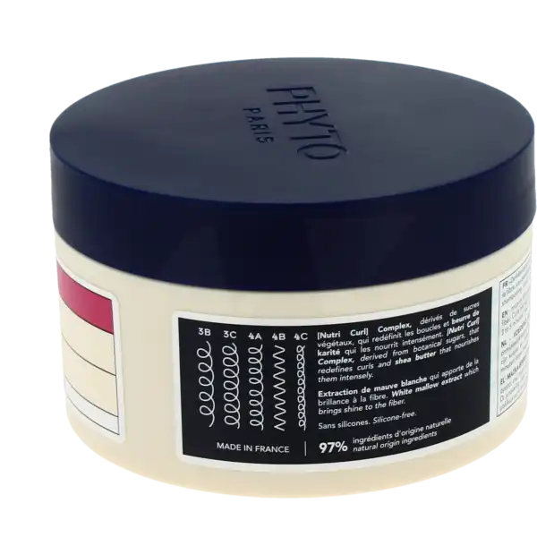 Phyto Boucles Intenses Masque Nutrition Pot/200ml