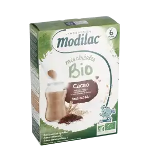 Acheter Modilac Céréales Farine cacao dès 6 mois B/250g à Marseille