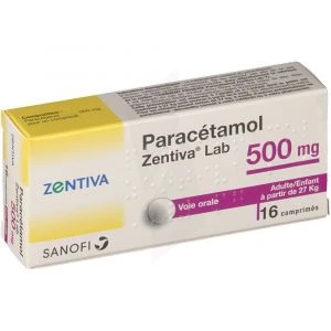 Paracetamol Zentiva 1000 Mg, 100 Comprimés Effervescents Sécables