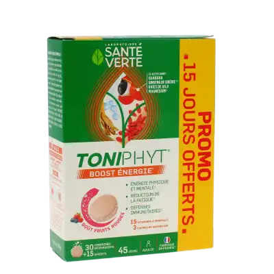 Santé Verte Toniphyt Boost Comprimés Effervescents Fruits Rouges Boîte De 45 à Hayange