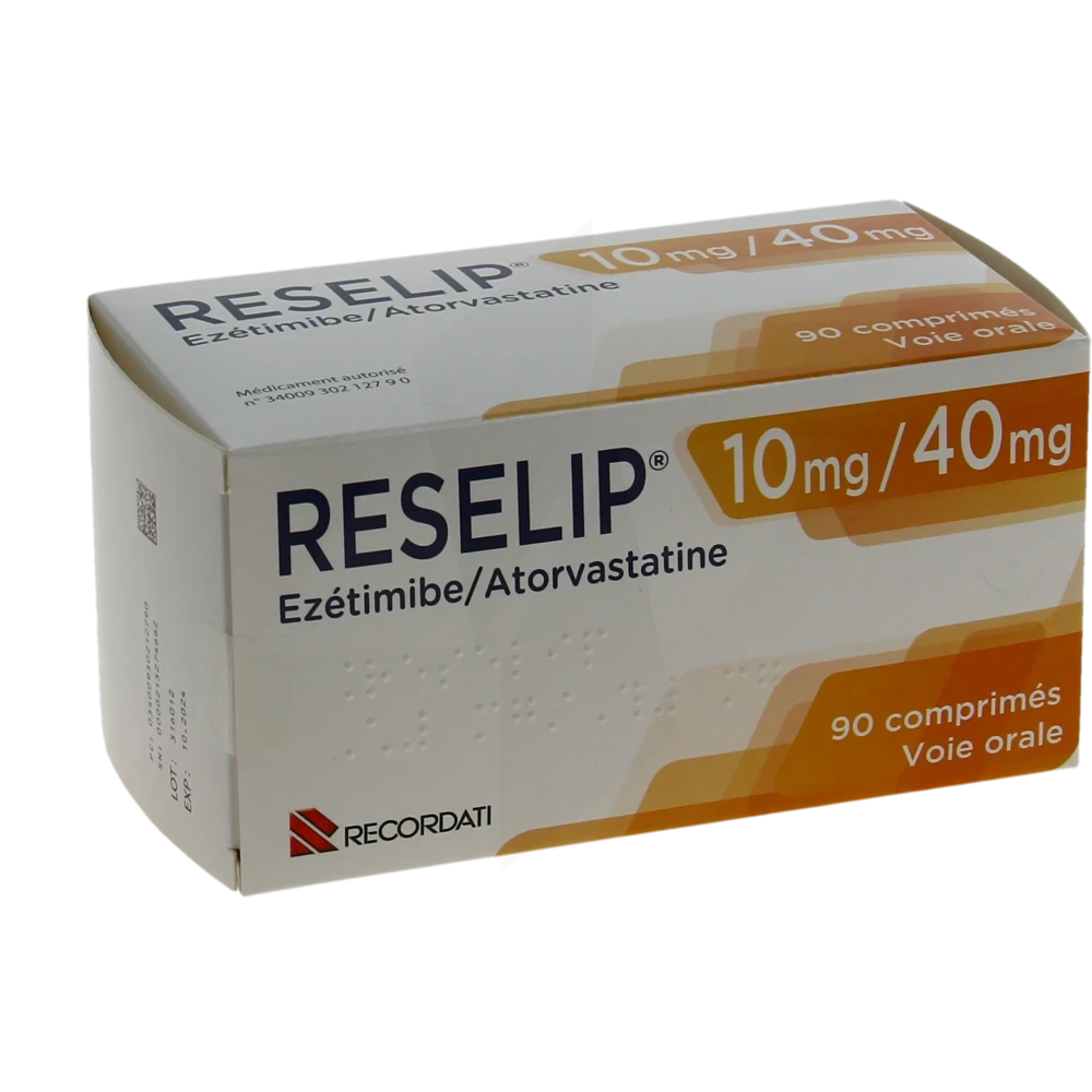 Reselip 10 Mg/40 Mg, Comprimé