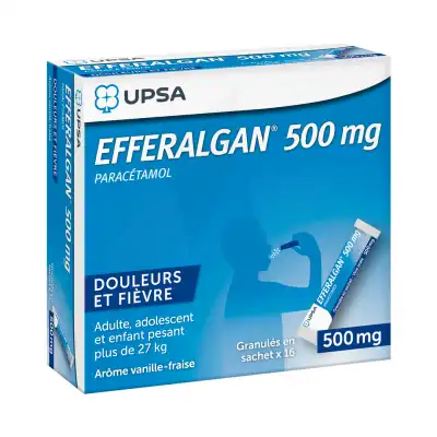 Efferalgan 500 Mg Glé En Sachet Sach/16 à CHÂLONS-EN-CHAMPAGNE