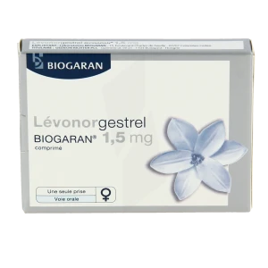 Levonorgestrel Biogaran 1,5 Mg, Comprimé