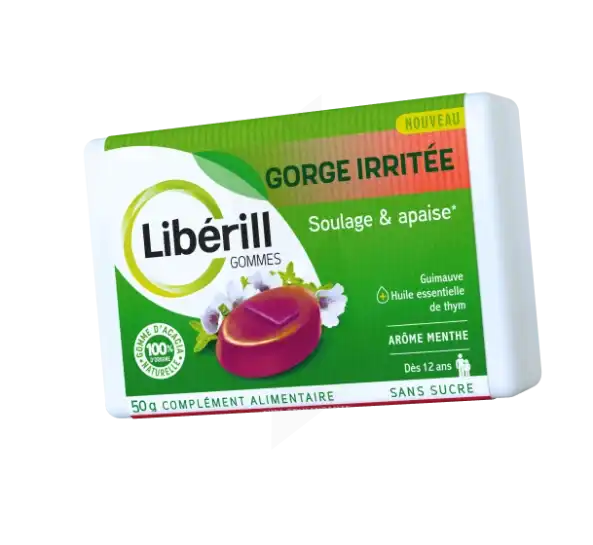 Libérill Gomme Gorge Irritée B/50g