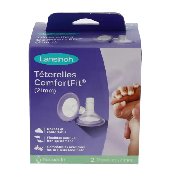 Lansinoh Comfort Fit Téterelle 21mm B/2